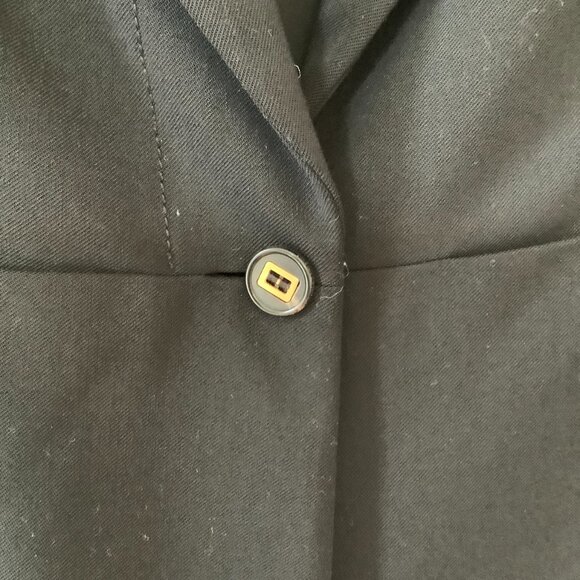 NWOT The Row women's blazer 8 black wool blend single button jacket - Picture 5 of 10
